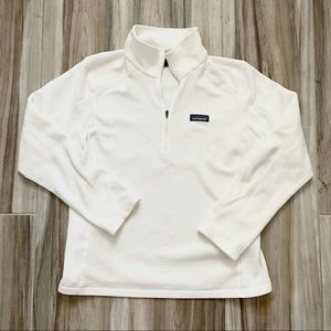 Patagonia White Fleece Pullover